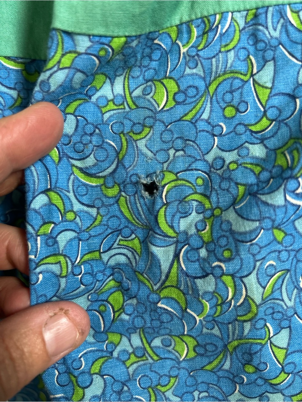 Vintage 60s/70s Handmade Apron - Picture 7 of 12